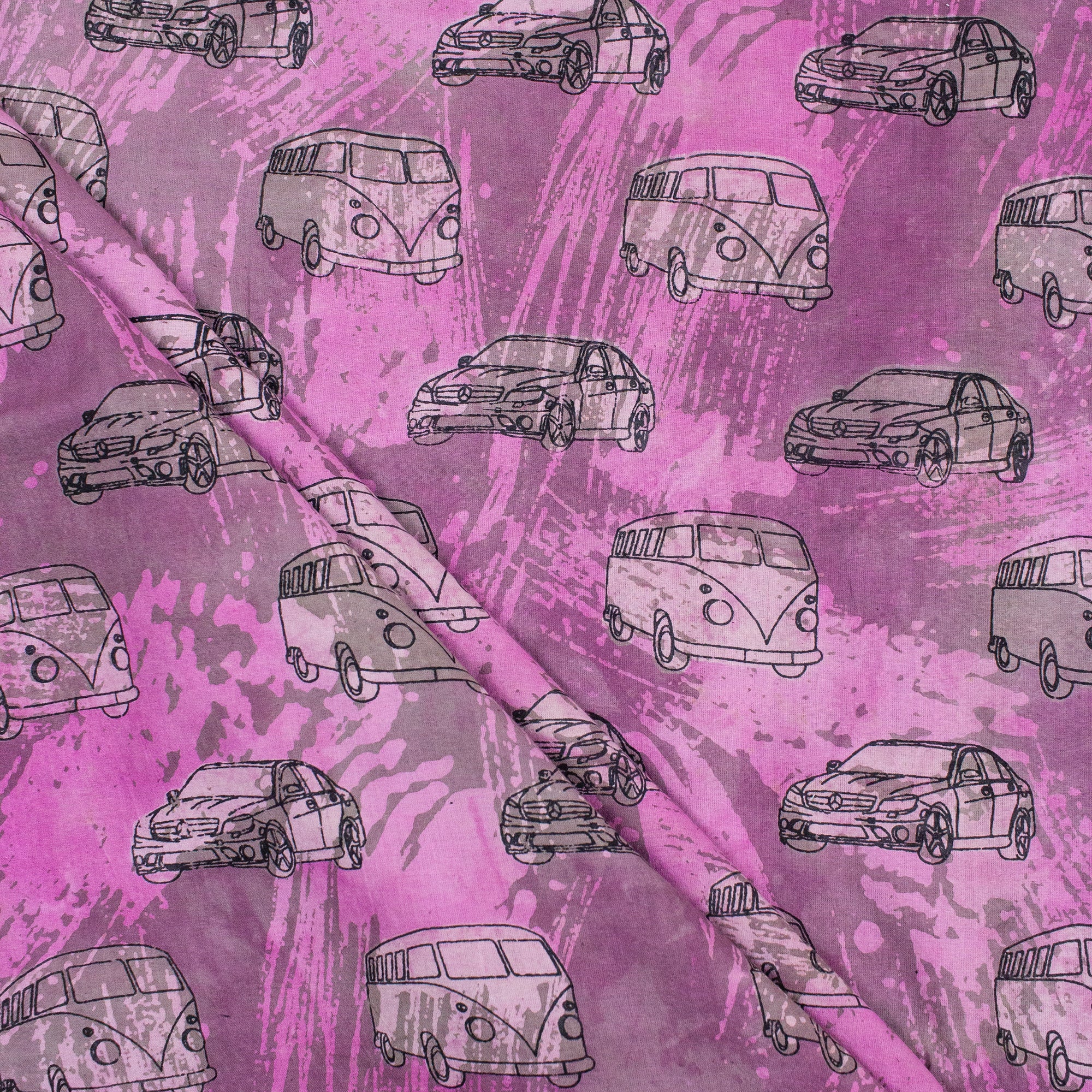 Dabu Hand Block Print Cotton Fabric