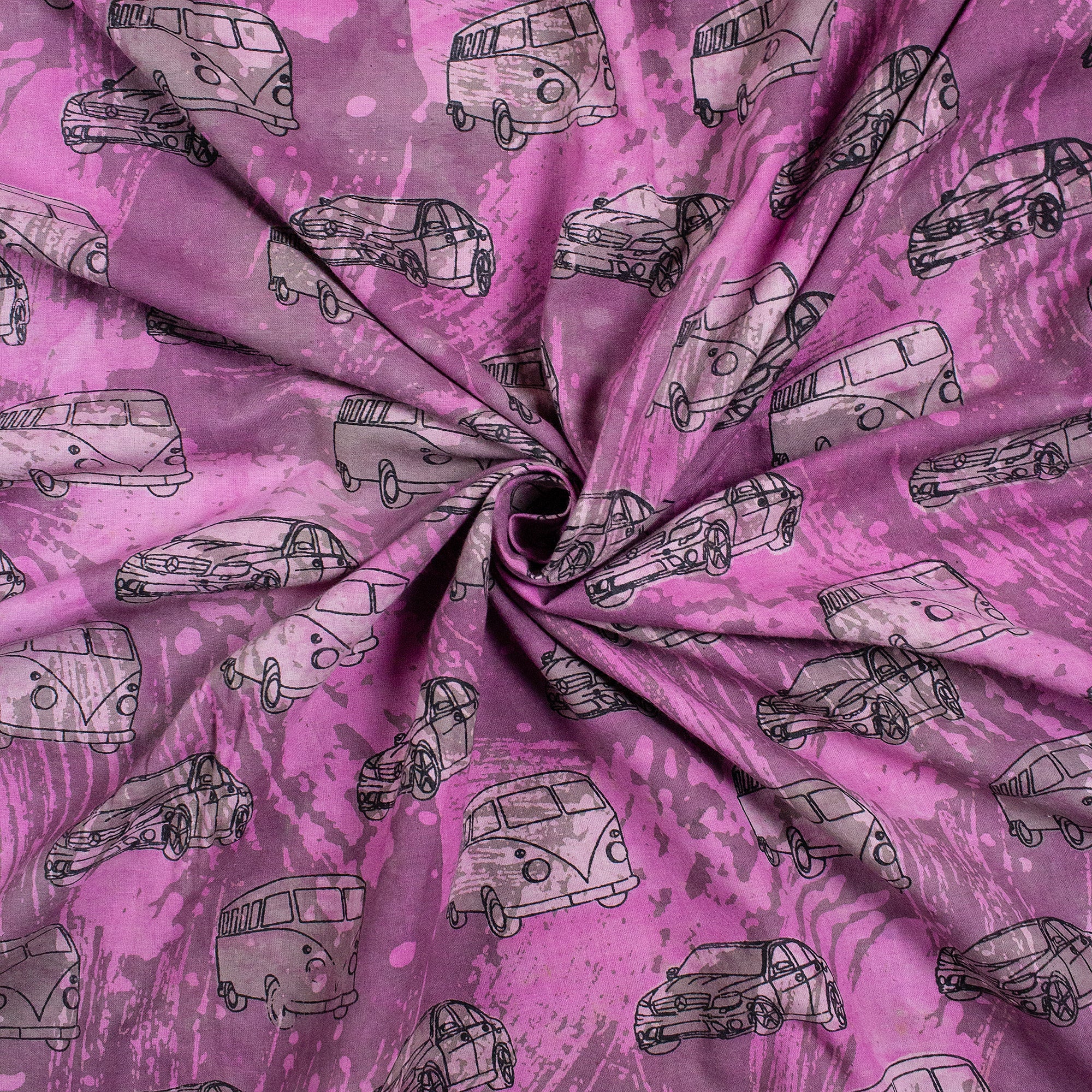 Dabu Hand Block Print Cotton Fabric - Image 3