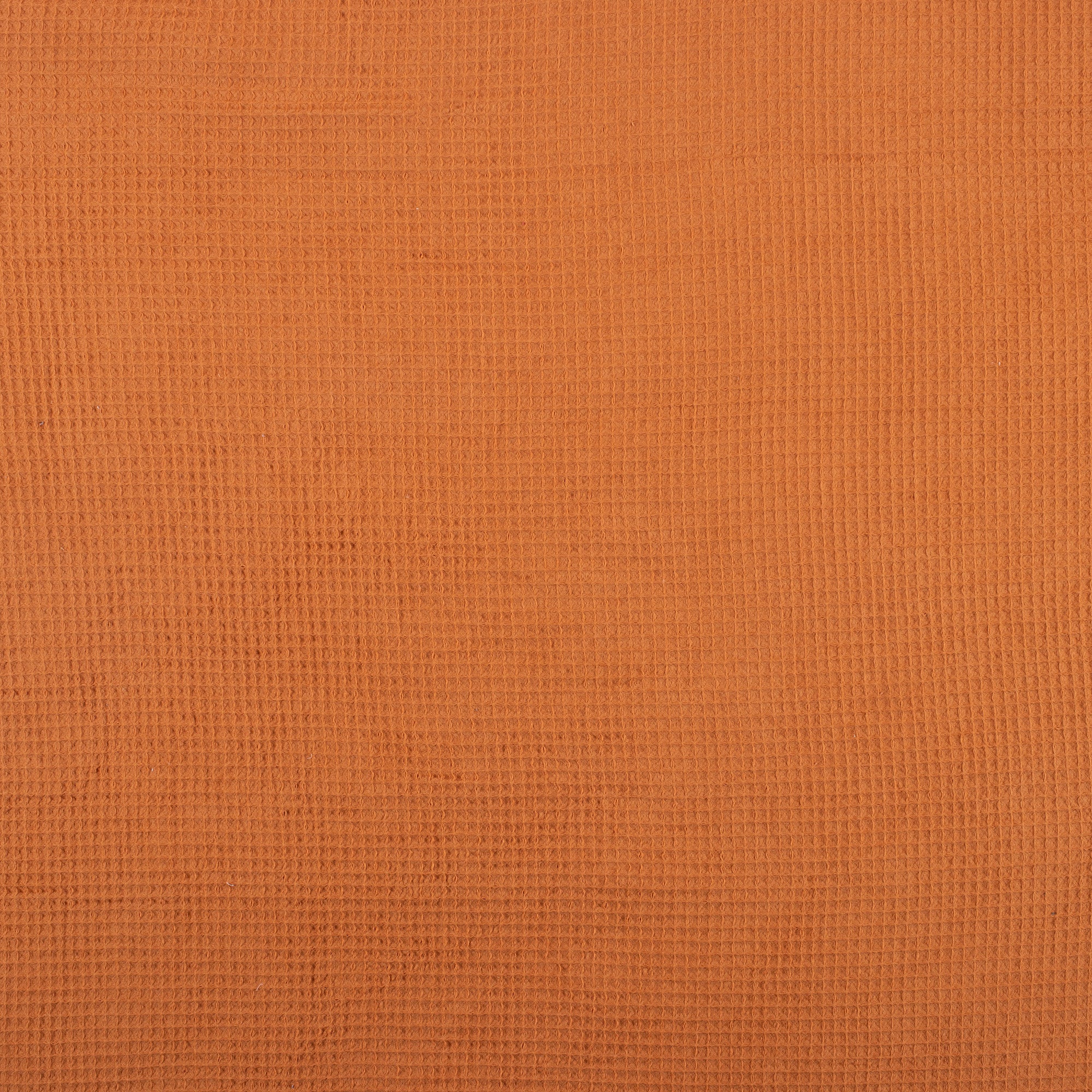 Solid Natural Hand Dyed Pure Cotton Waffle Running Fabric - Image 4