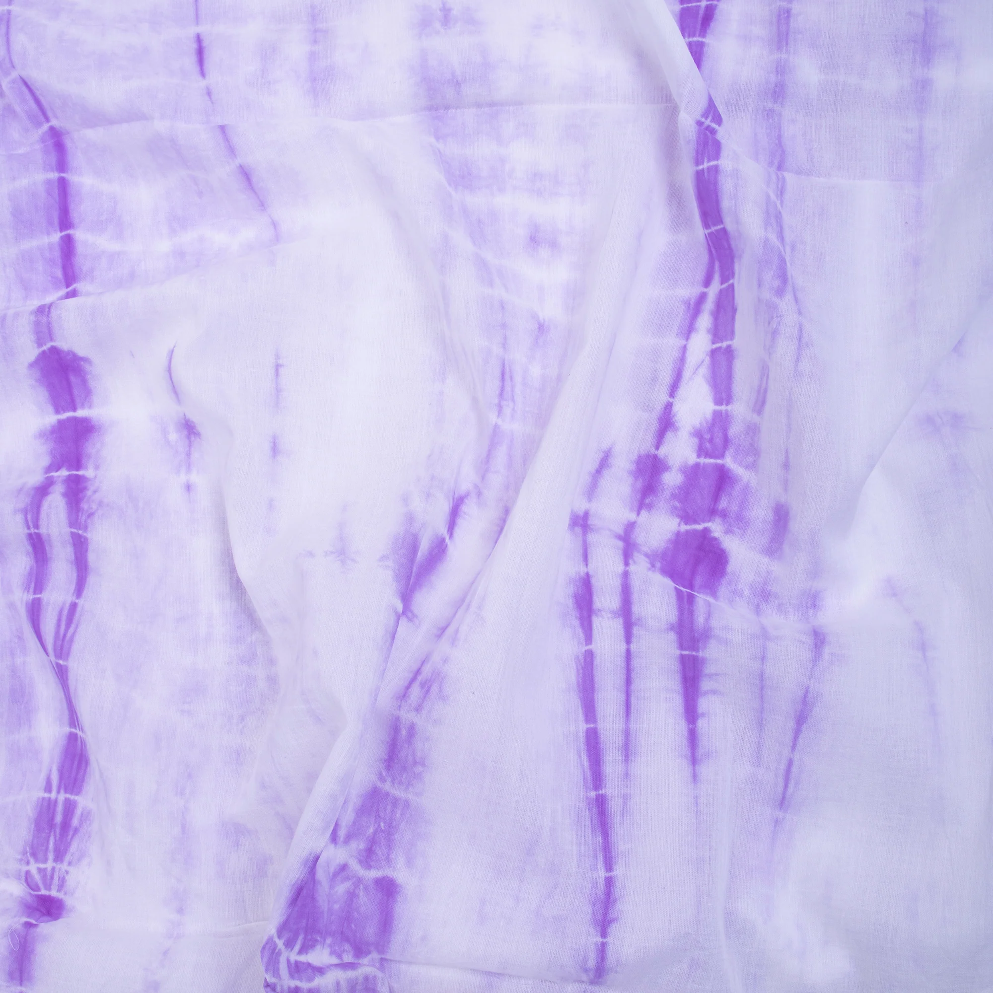 Lavender Handmade Cotton Tie Dye Clothing Running Fabric - Image 2