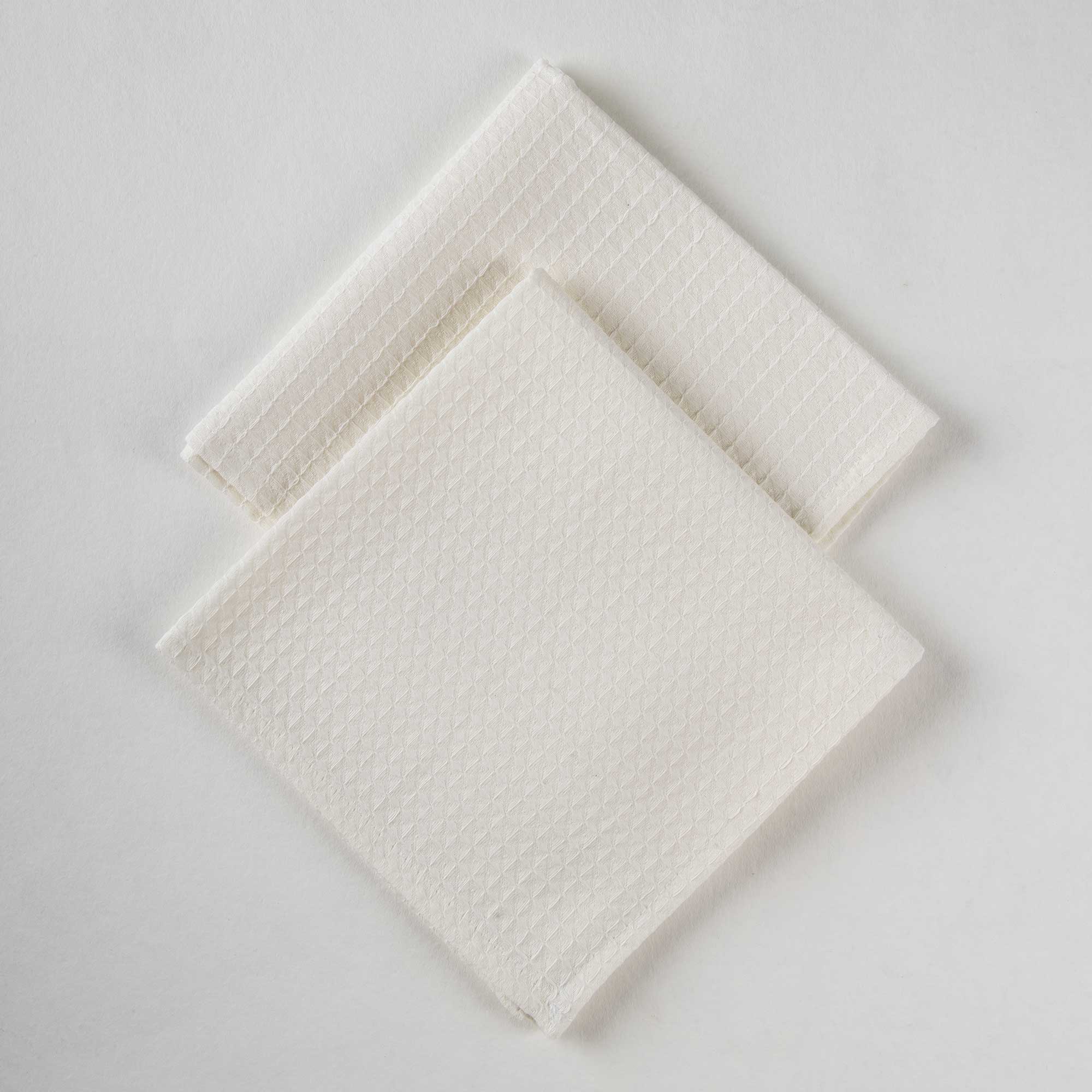 Off White Ultra Soft Indian Handcrafted Cotton Bath Towel Pack of 4 - Image 5