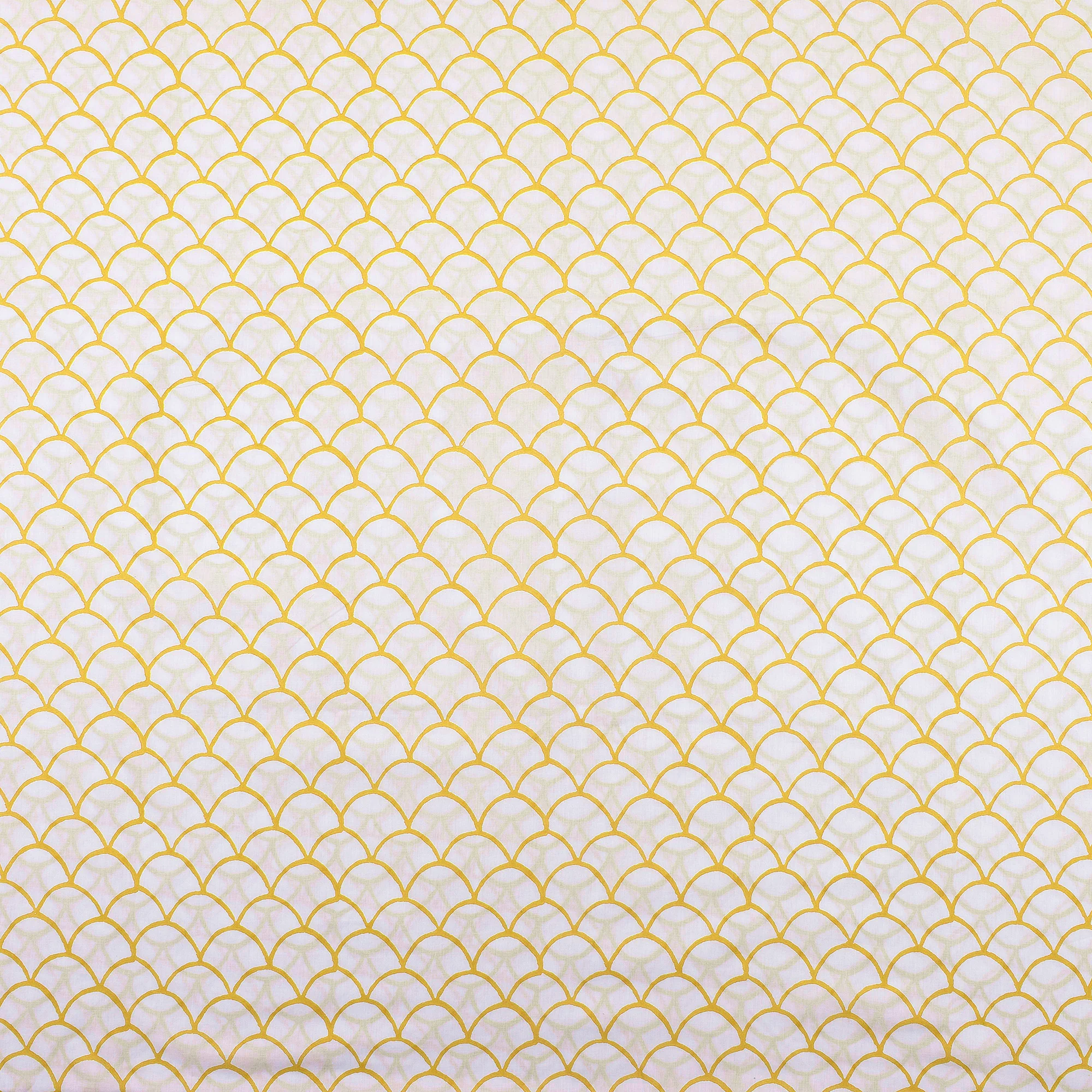 Block Printed Indian Pure Cotton Fabric Material - Image 4