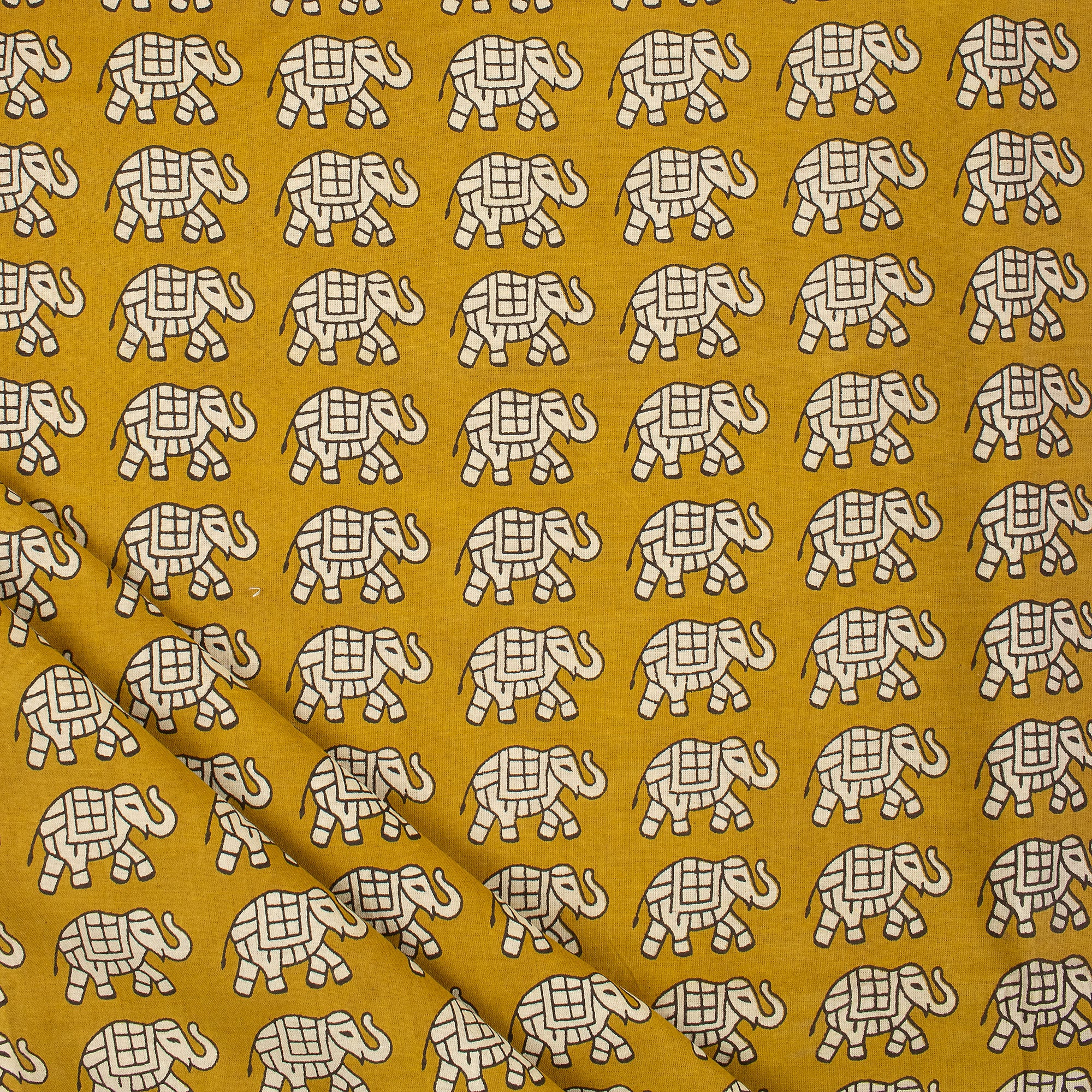Hand Block Bagru Printed Fabric