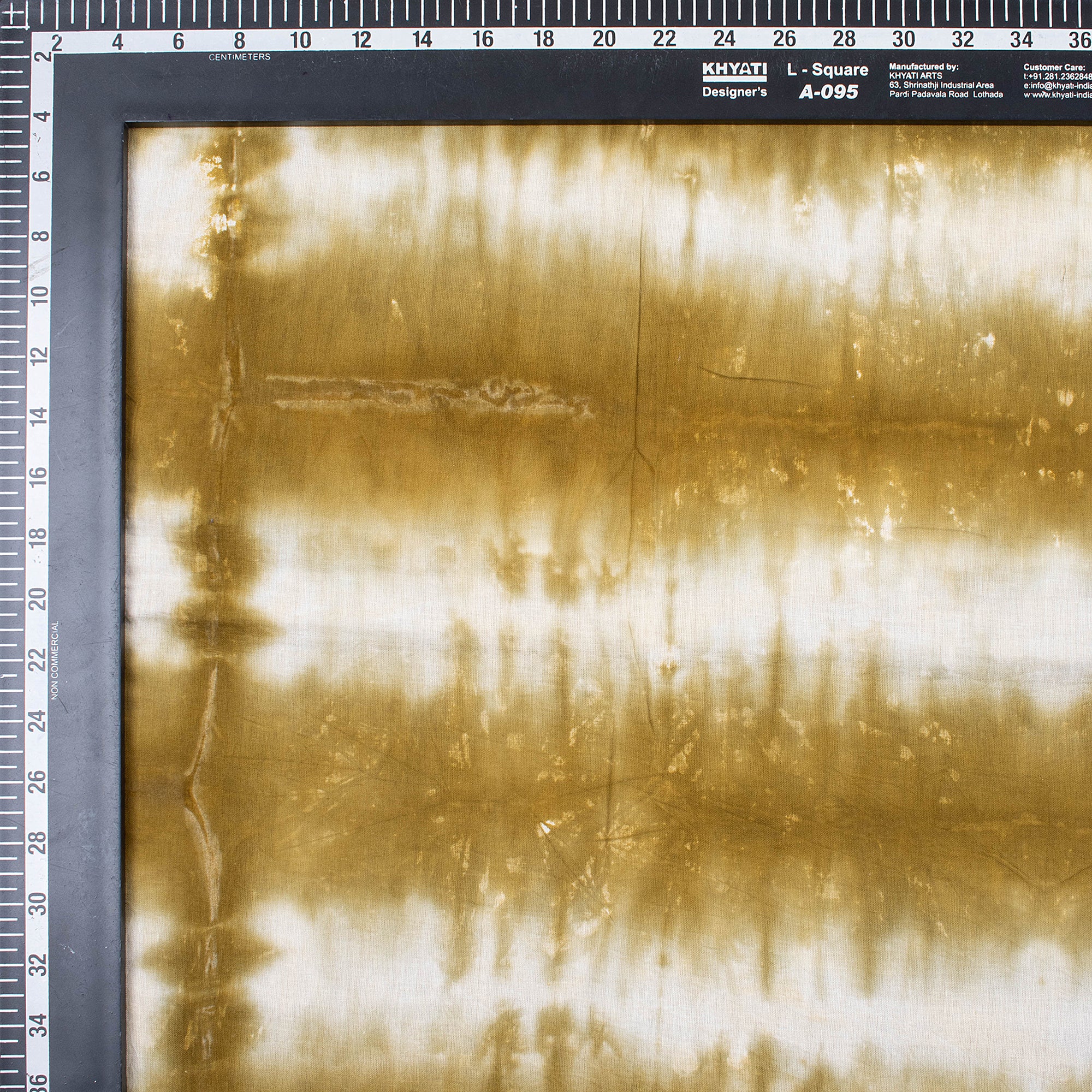 Hand Dyed Cotton Textile Fabric - Image 2
