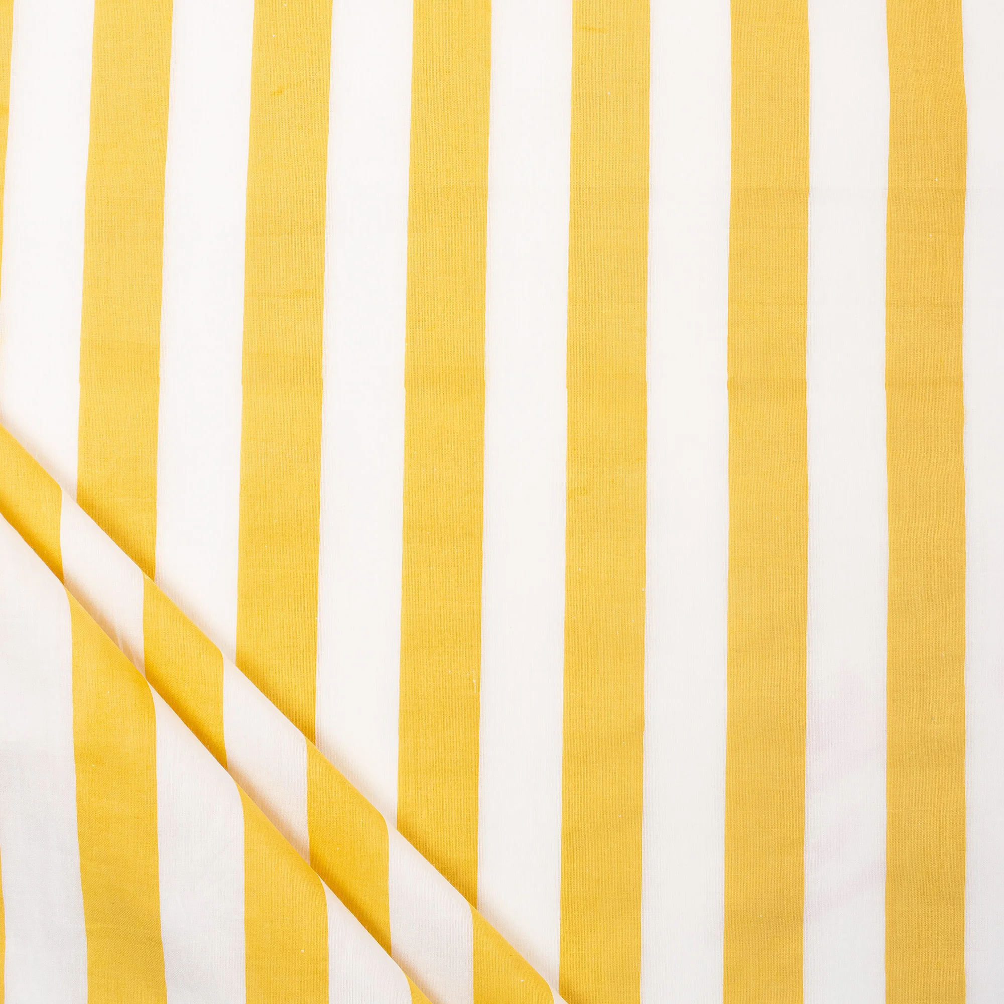 Striped Hand Block Cotton Running Fabric