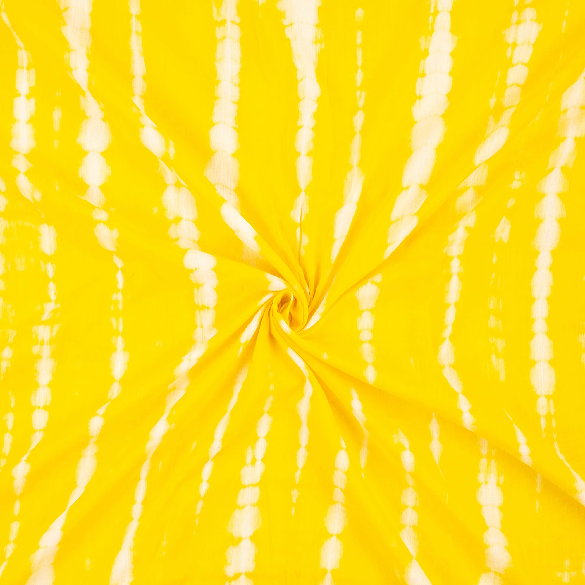 Yellow Tie Dye Organic Cotton Fabric – Unique Tie Dye Patterns - Image 3