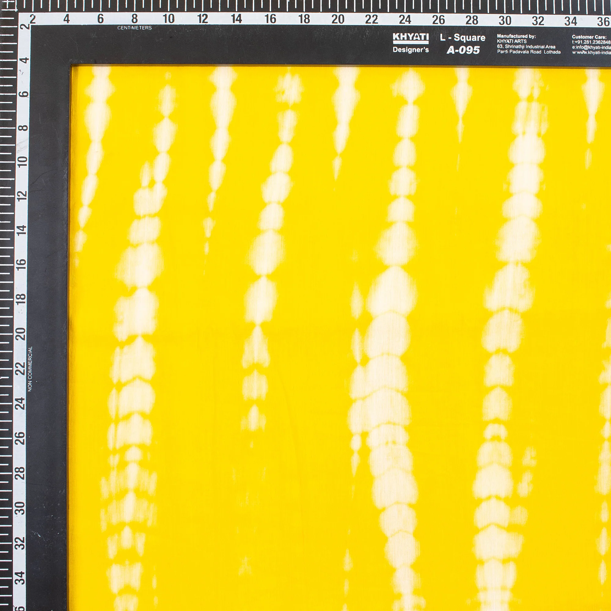 Yellow Tie Dye Organic Cotton Fabric – Unique Tie Dye Patterns - Image 4